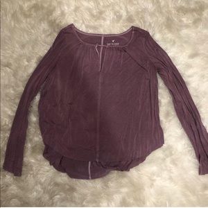 Purple Soft and Sexy American Eagle Shirt